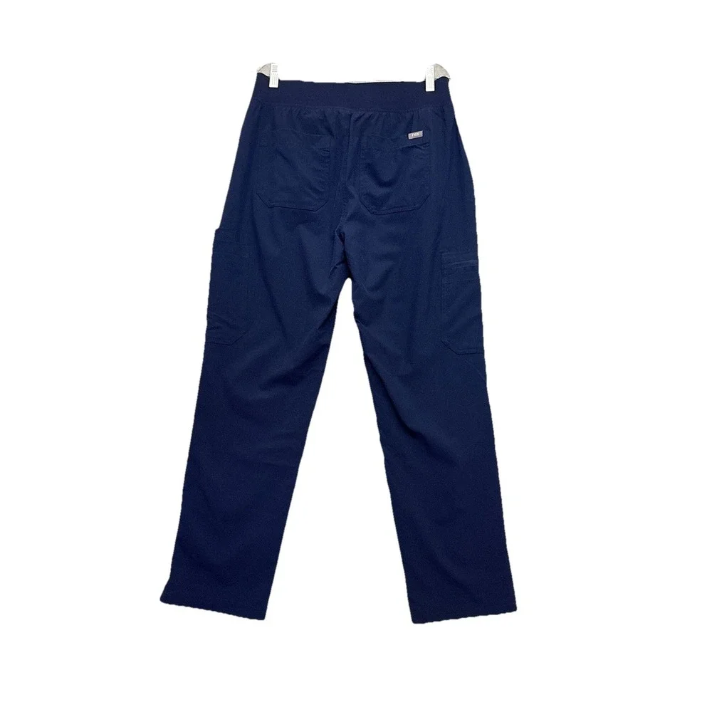 Figs Technical Collection FREEx Lined Cargo Pants Women‎ M Petite Navy PO 3997